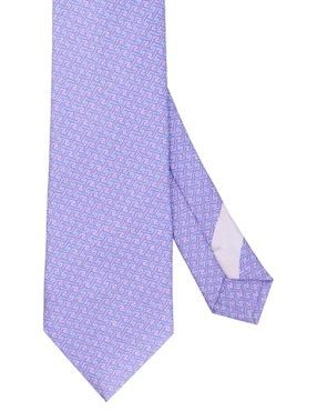 Corbata Pineda Covalin Regular De Seda Estampado Gráfico Para Hombre