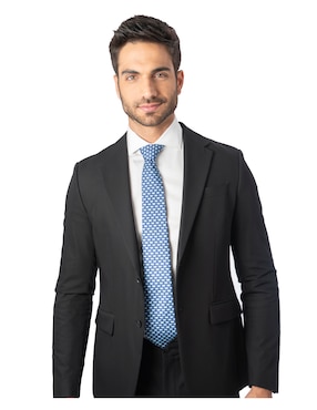 Corbata Pineda Covalin regular de seda estampado gráfico para hombre