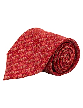 Corbata Pineda Covalin regular de seda estampada para hombre