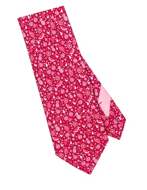 Corbata Pineda Covalin regular de seda estampada para hombre
