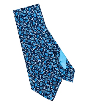 Corbata Pineda Covalin regular de seda estampada para hombre