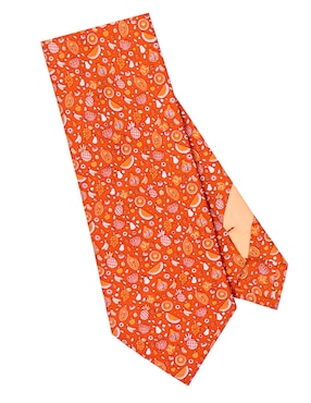 Corbata Pineda Covalin regular de seda estampada para hombre