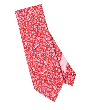 Corbata Pineda Covalin regular de seda estampada para hombre