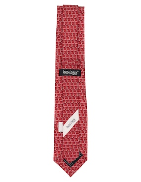 Corbata Pineda Covalin regular de seda estampado gráfico para hombre