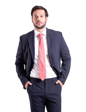 Corbata Pineda Covalin regular de seda estampado gráfico para hombre