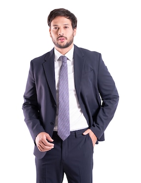 Corbata Pineda Covalin regular de seda estampado gráfico para hombre