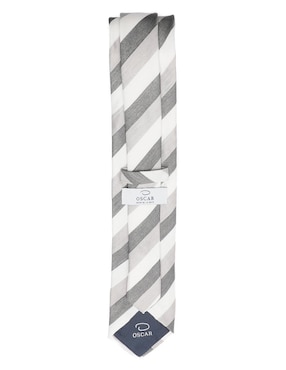Corbata Oscar de la Renta regular estampado a rayas para hombre