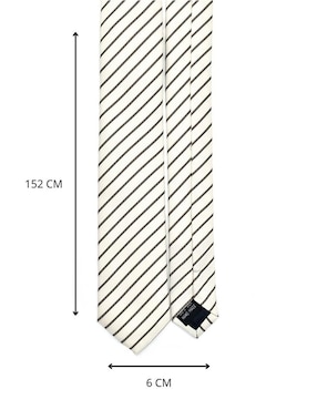 Corbata U.s. Polo Assn. regular estampado a rayas para hombre