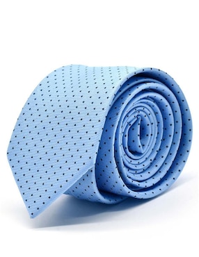 Corbata U.S. Polo Assn regular de seda estampado lunares para hombre