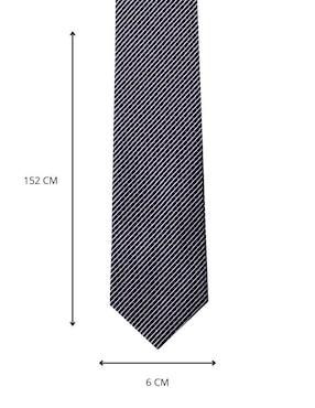 Corbata U.S. Polo Assn regular de seda estampada para hombre
