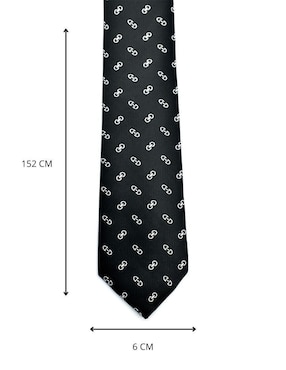 Corbata U.S. Polo Assn regular de seda estampada para hombre