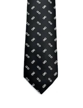 Corbata U.S. Polo Assn regular de seda estampada para hombre