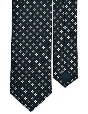Corbata U.S. Polo Assn regular de seda estampada para hombre