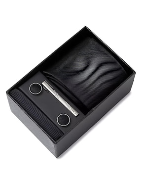 Set de corbata y pañuelo Wünd clásica de seda para hombre