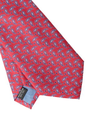 Corbata Puroego regular estampado paisley para hombre