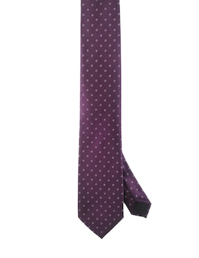 Corbata Kc Ny regular de seda estampada para hombre