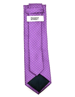 Corbata Regent Street Regular (6-8.5 cm) estampado lunares para hombre