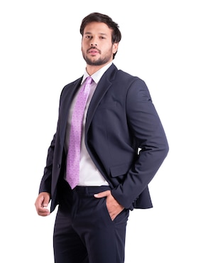 Corbata Pineda Covalin regular de seda estampada para hombre