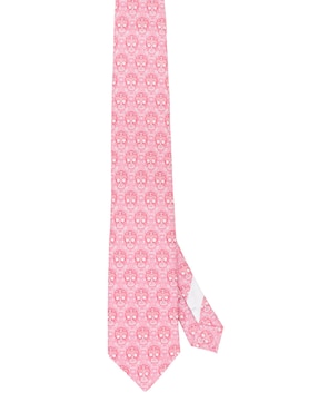 Corbata Pineda Covalin regular de seda estampada para hombre