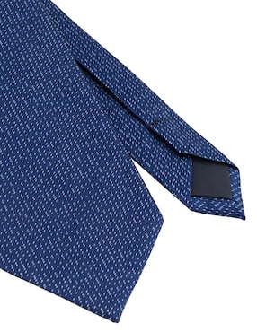 Corbata Zanetti regular de seda estampado microprint para hombre