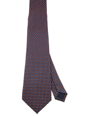 Corbata Zanetti slim de seda estampada para hombre