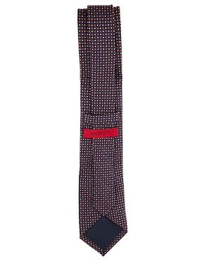 Corbata Zanetti slim de seda estampada para hombre