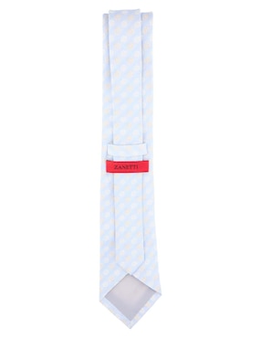 Corbata Zanetti regular de seda estampado floral para hombre