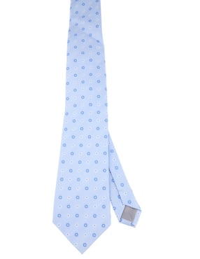 Corbata Zanetti slim de seda estampado floral para hombre