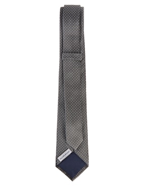 Corbata Scappino regular de seda estampado microprint para hombre