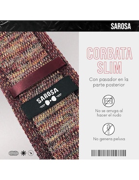 Corbata Sarosa clásica para hombre