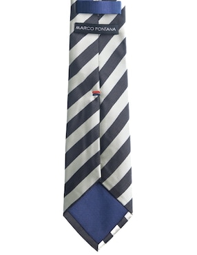 Corbata Marco Fontana regular estampado a rayas para hombre