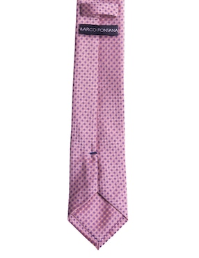 Corbata Marco Fontana regular estampado a cuadros para hombre