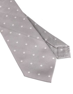 Corbata Jbe regular estampado lunares para hombre