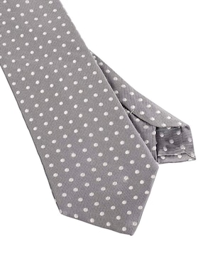 Corbata Jbe regular estampado lunares para hombre