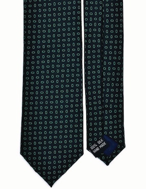 Set corbata U.S. Polo ASSN. slim de seda estampado lunares para hombre