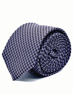 Set corbata U.S. polo ASSN. slim de seda estampado rombos para hombre