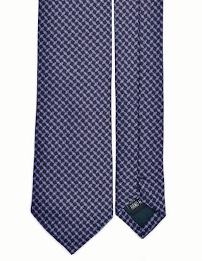 Set corbata U.S. polo ASSN. slim de seda estampado rombos para hombre
