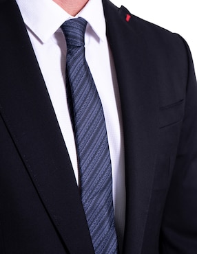 Corbata Pineda Covalin slim de seda estampada para hombre