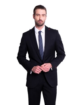 Corbata Pineda Covalin slim de seda estampada para hombre