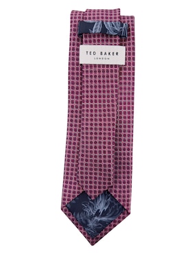Corbata Ted Baker regular de seda estampado floral para hombre