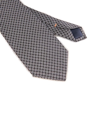 Corbata Jbe regular de seda estampado floral para hombre