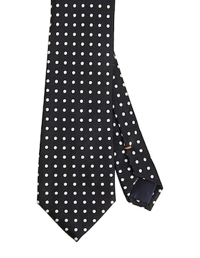 Corbata Jbe regular estampado lunares para hombre