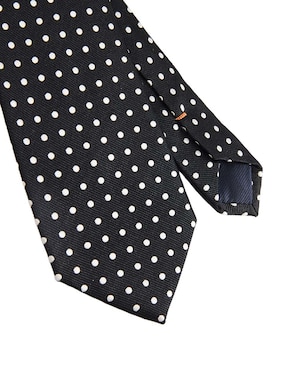 Corbata Jbe regular estampado lunares para hombre