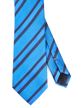 Corbata Jbe regular de seda estampado a rayas para hombre