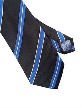 Corbata Ted Baker regular de seda estampado a rayas para hombre