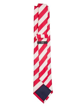 Corbata Jbe regular de seda estampada a rayas para hombre