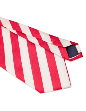 Corbata Jbe regular de seda estampada a rayas para hombre