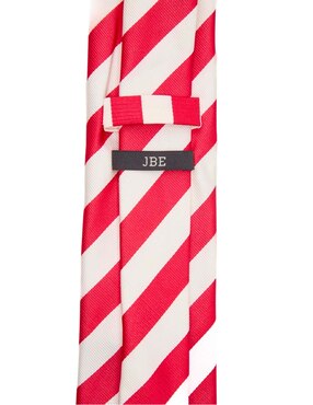 Corbata Jbe regular de seda estampada a rayas para hombre