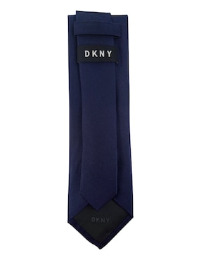 Corbata DKNY C 6-8.5 cm de seda estampado liso para hombre