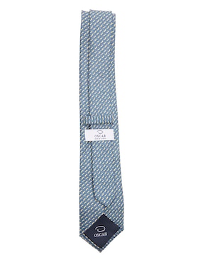 Corbata Oscar De La Renta regular de seda estampado geométrico para hombre